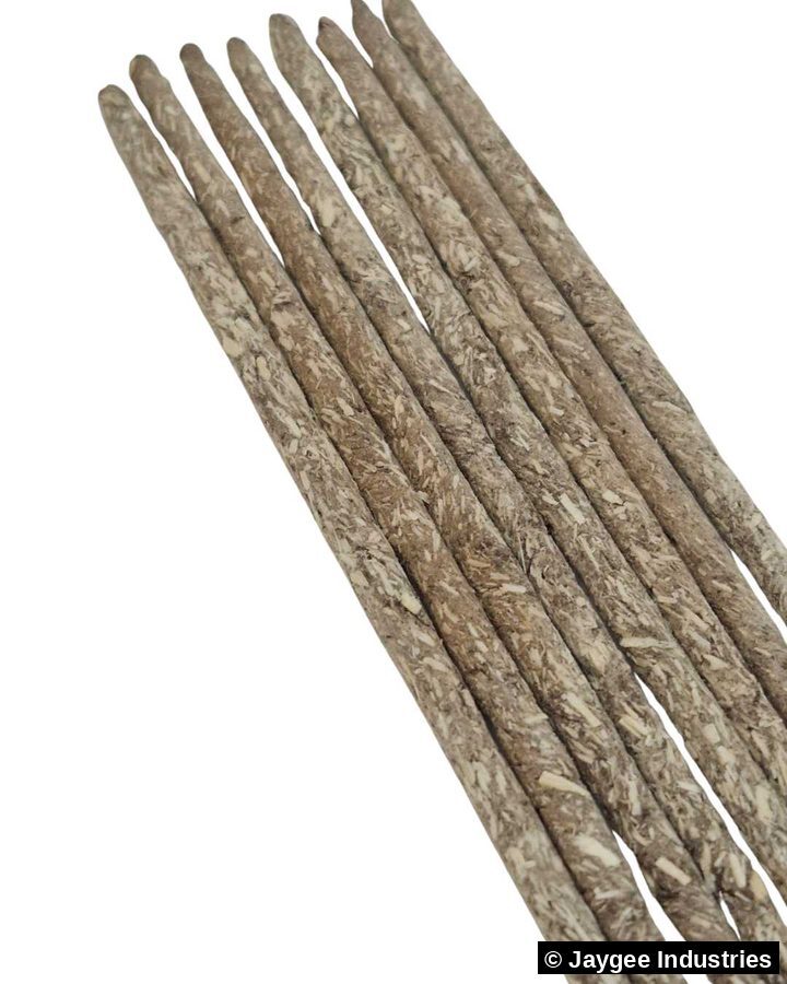Aromastotra Abundance incense sticks close up showing natural botanical coating