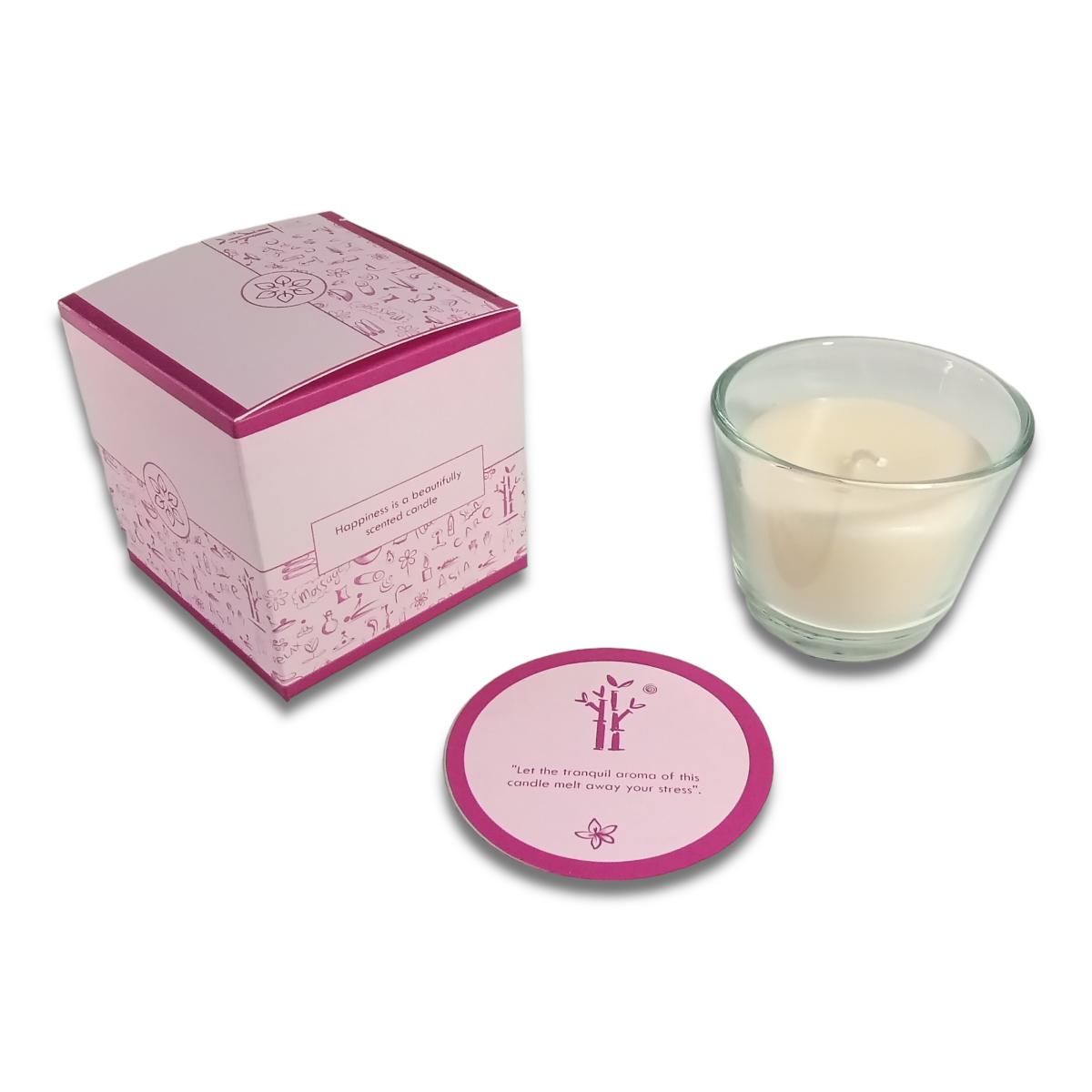 Doodlespa Pink 80g Jar Candle