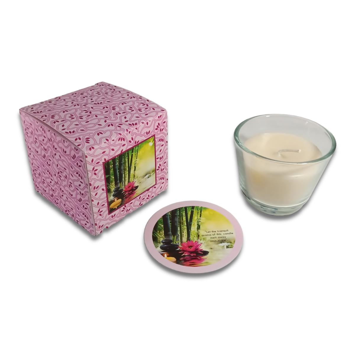 G Spa Red Bamboo 80g Jar Candle