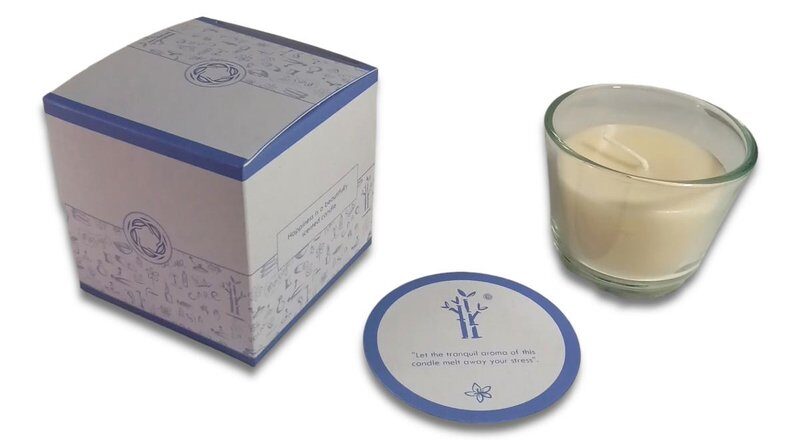 Luxe scented jar candles with warm glow ambience