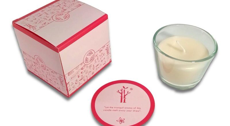 Standard scented jar candles clean studio shot