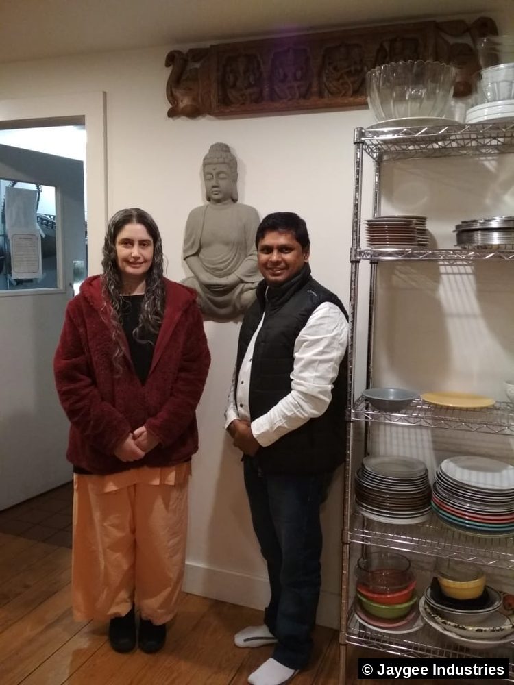 Jaygee Industries visiting a wellness and lifestyle client at their store