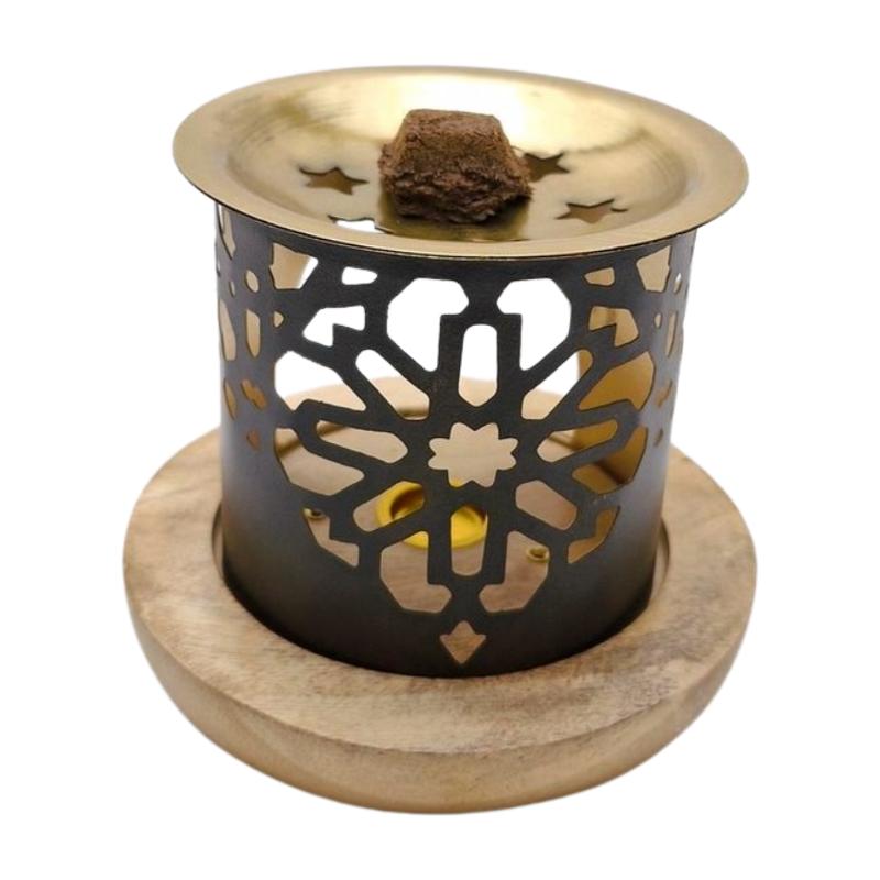 Daoudh Bakhoor Burner Geometric design — unlit