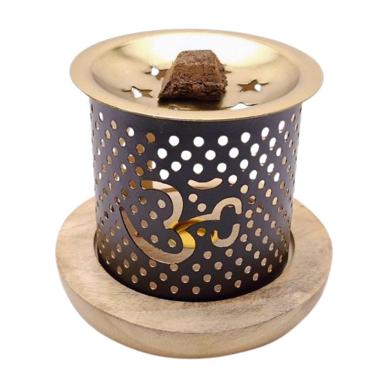 Daoudh Bakhoor Burner Om design — unlit