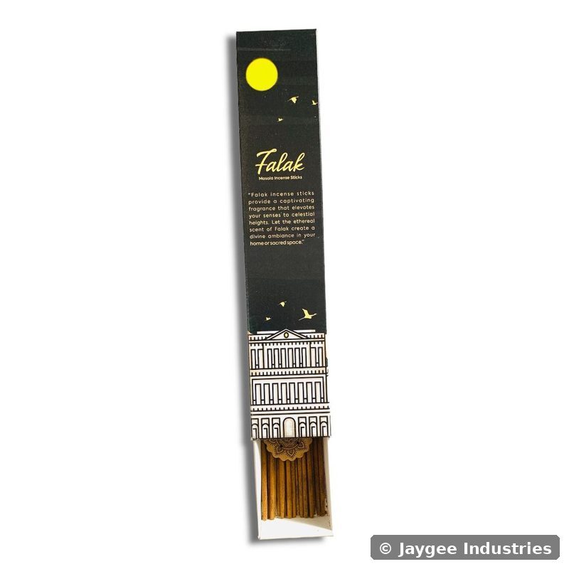 Falak box open with incense sticks