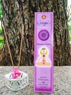 Gurugees Sahasrara Crown Chakra Masala Incense Sticks — Violet