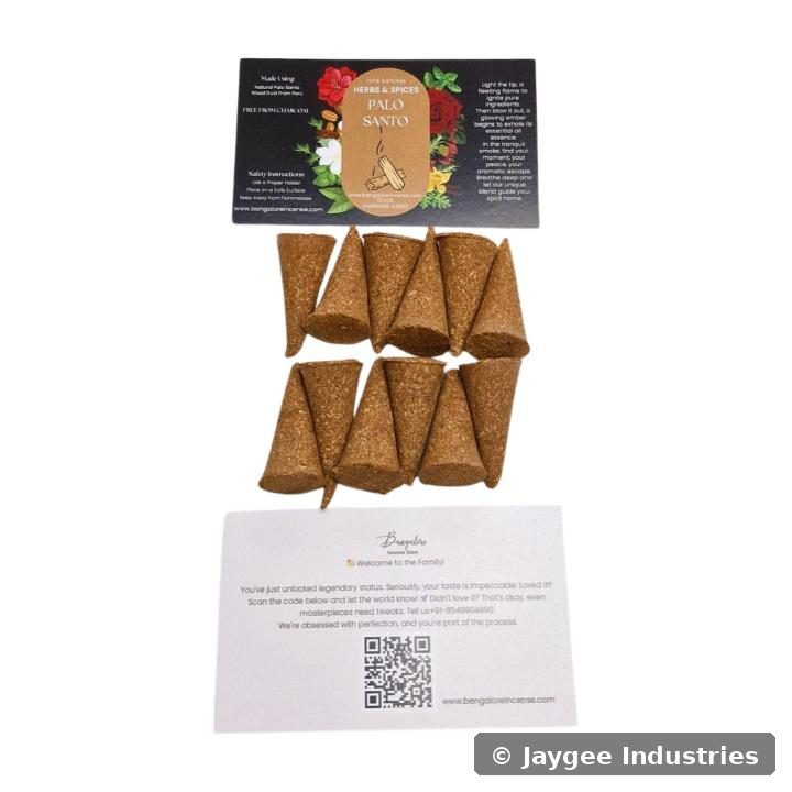Herbs & Spices Palo Santo cones unboxing