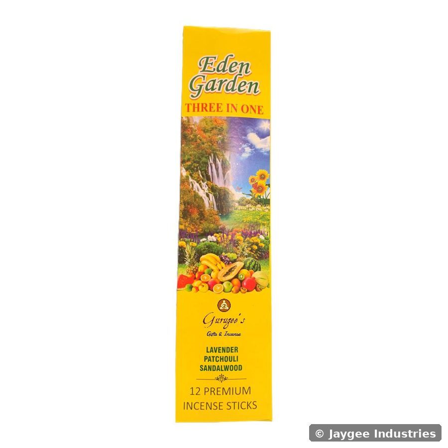 Eden Garden Three In One incense pack front
