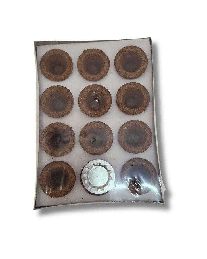Panchagavya cups in tray
