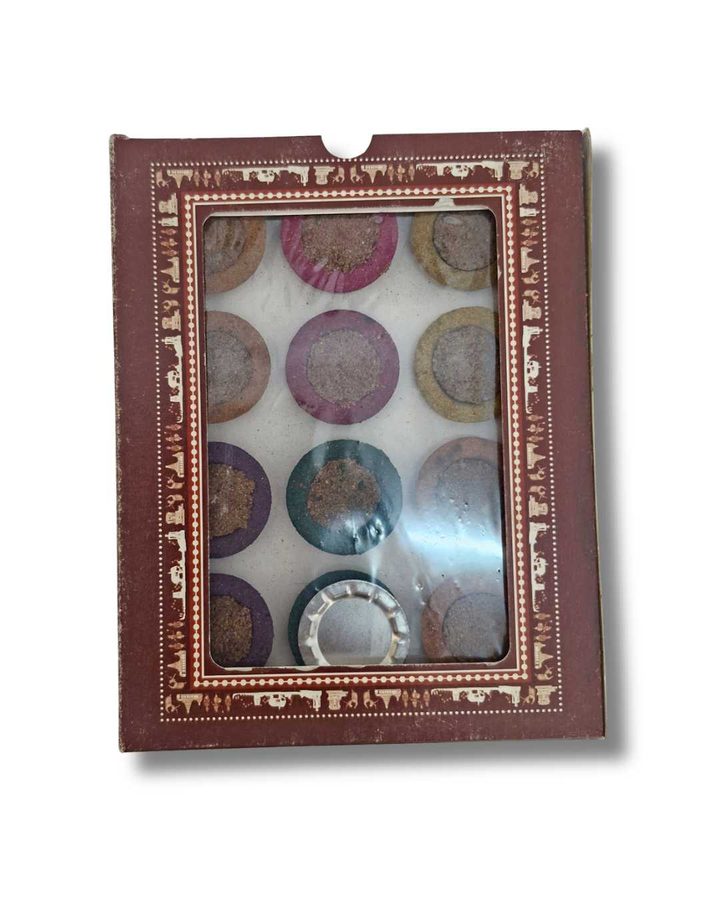 Rangoli 6-in-1 Cup Sambrani — assorted coloured cups