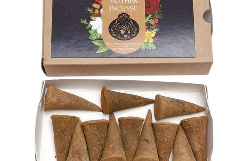 Mother Incense charcoal-free incense cones — hand made from natural herbs and spices for bakhoor and electric burner