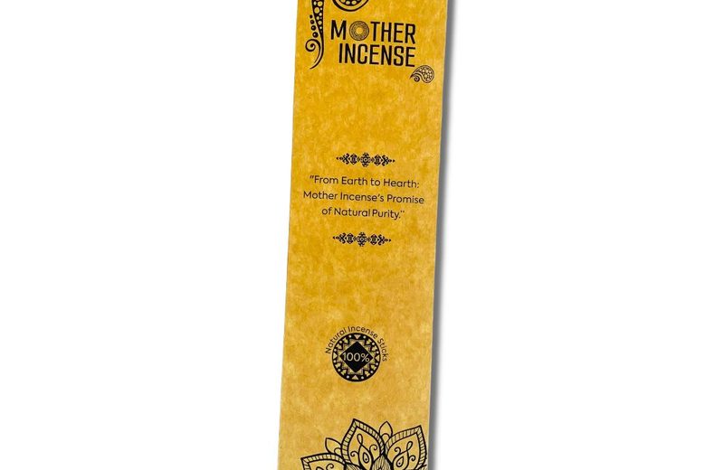 Mother Incense boutique 10-stick eco-friendly kraft paper pack — natural incense by Jaygee Industries