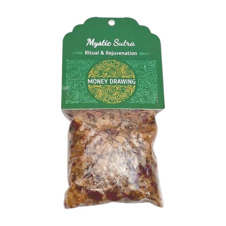 Mystic Sutra Money Drawing ritual resin blend pack