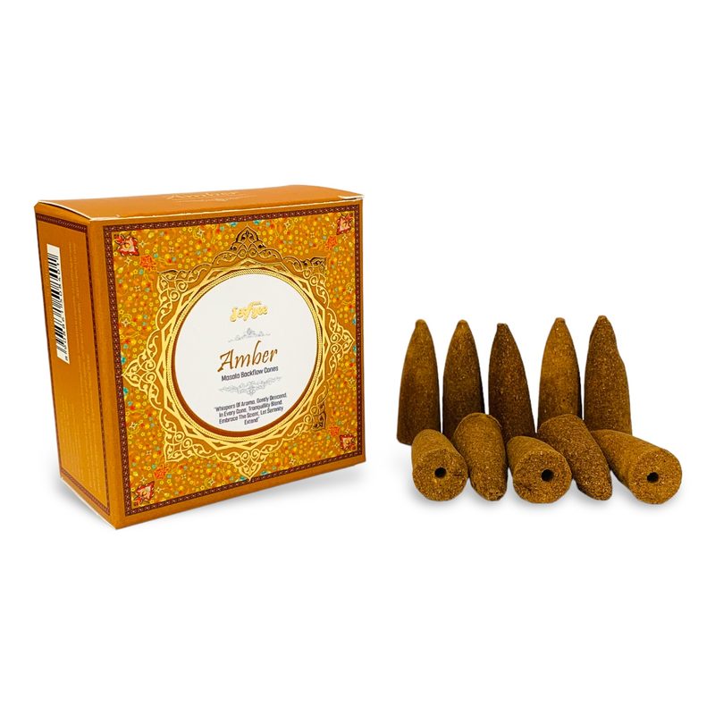 Jaygee Amber Masala Backflow Incense Cones