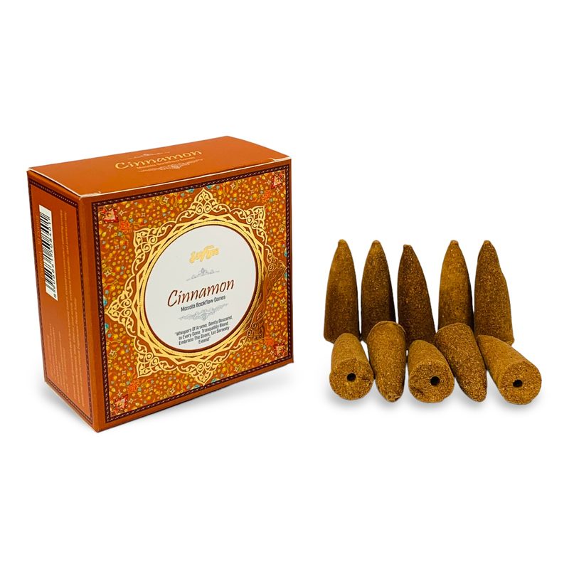 Jaygee Cinnamon Masala Backflow Incense Cones