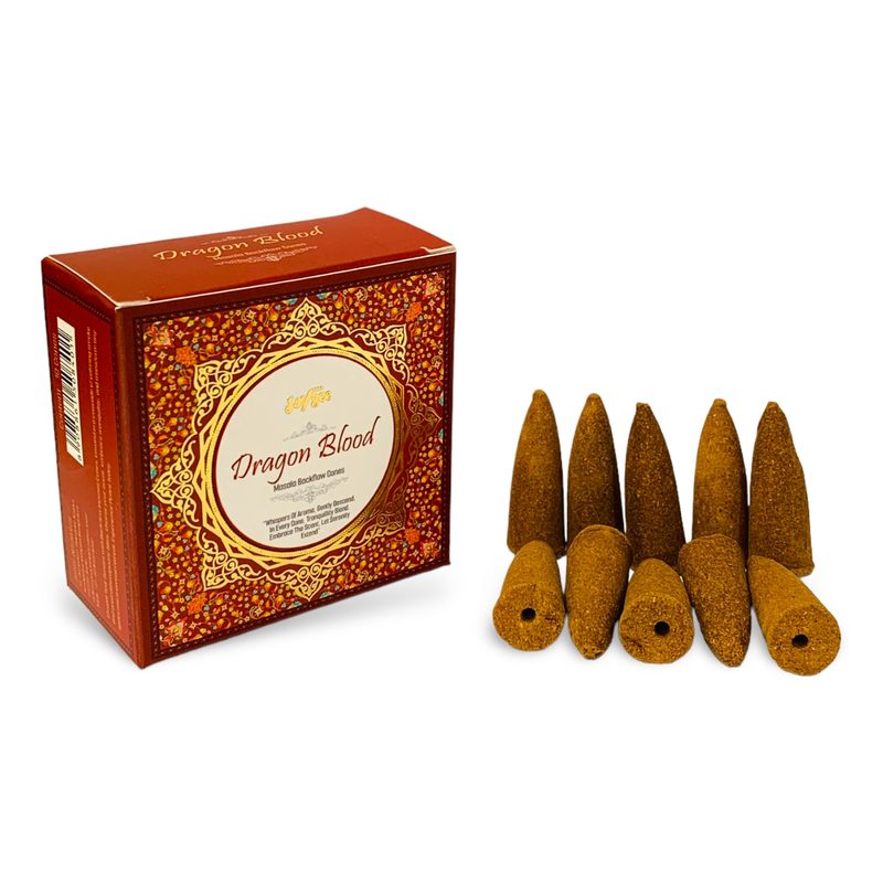 Jaygee Dragon Blood Masala Backflow Incense Cones