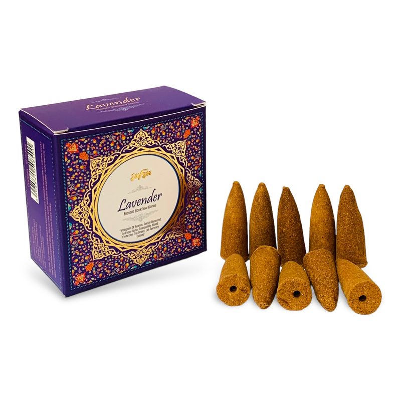 Jaygee Lavender Masala Backflow Incense Cones