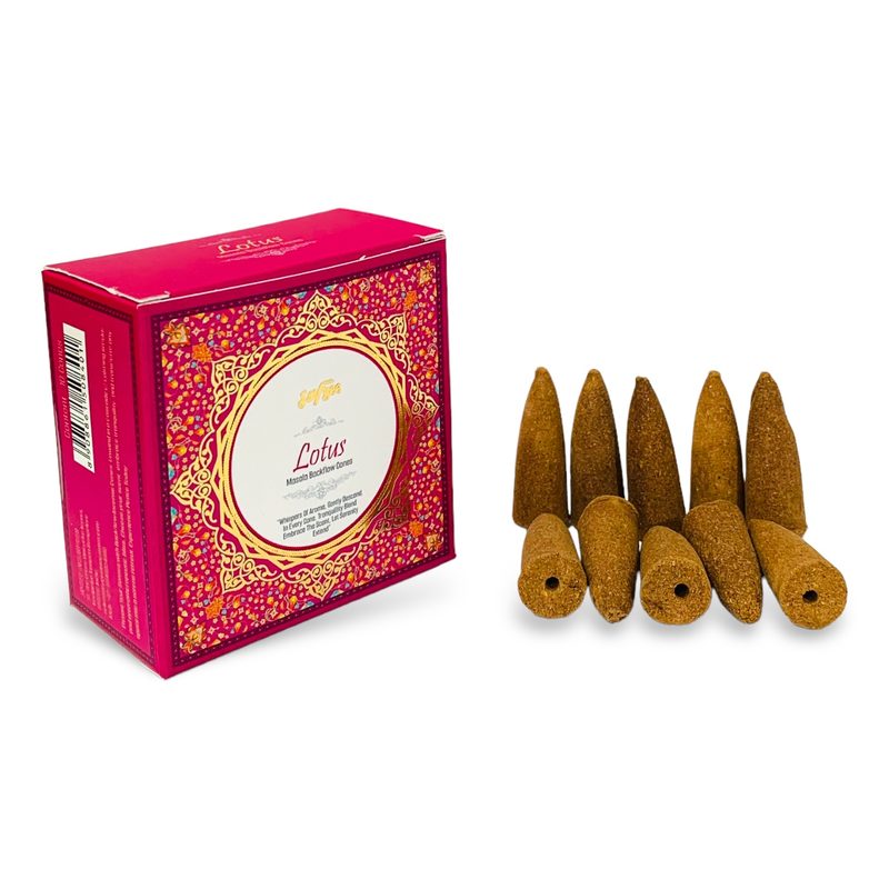 Jaygee Lotus Masala Backflow Incense Cones