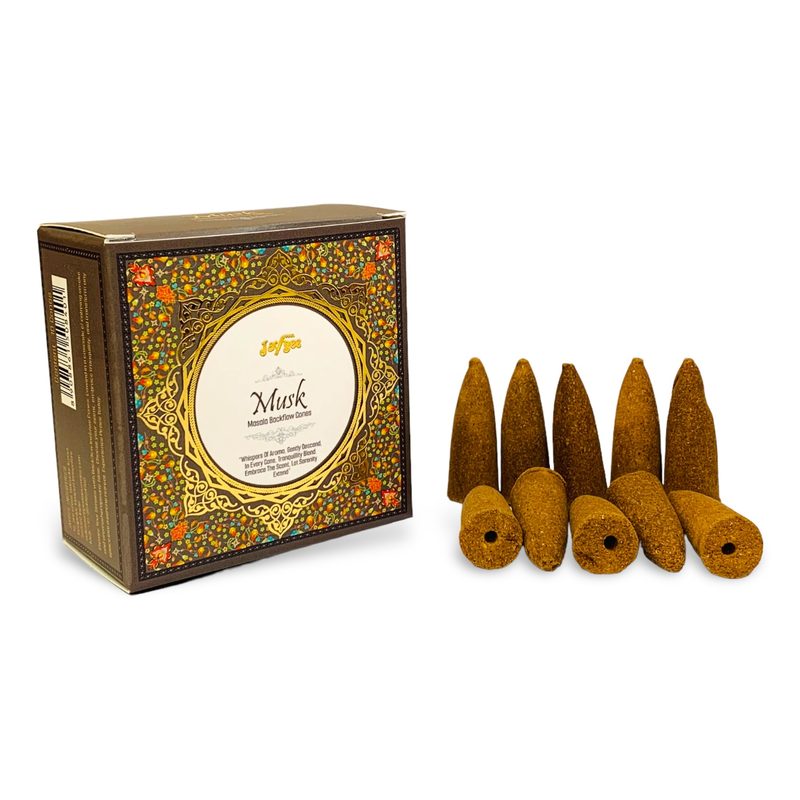 Jaygee Musk Masala Backflow Incense Cones