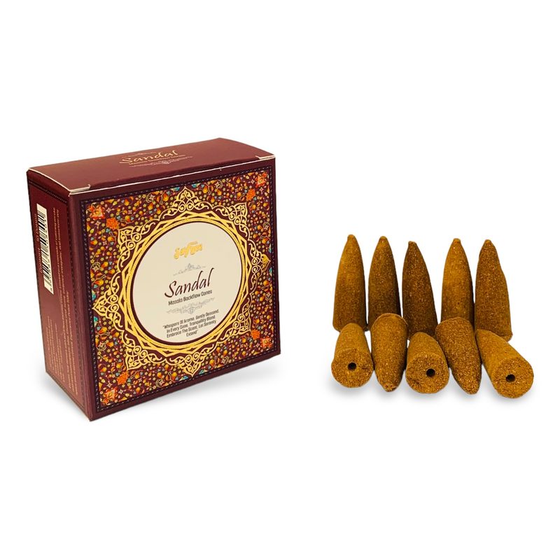 Jaygee Sandal Masala Backflow Incense Cones