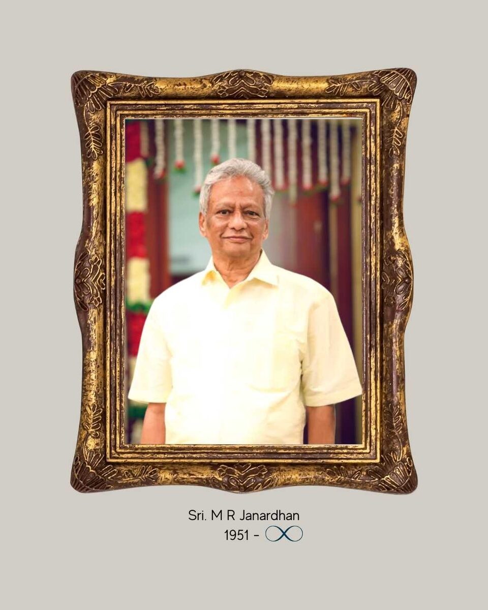Sri. M R Janardhan — Founder, Jaygee Industries